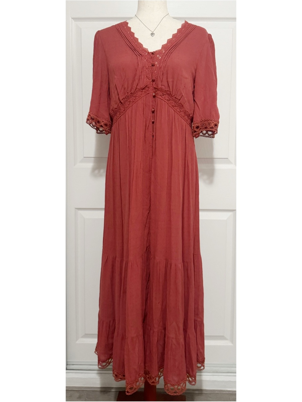 A Collective Story Orange Fairy Maxi Dress